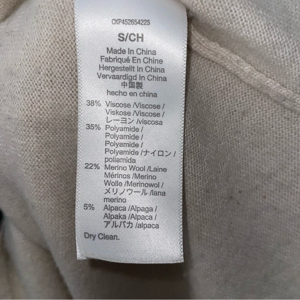 Madewell Ashbury Mockneck Sweater colorblock - Brown, Cream, and Navy - Picture 10 of 10